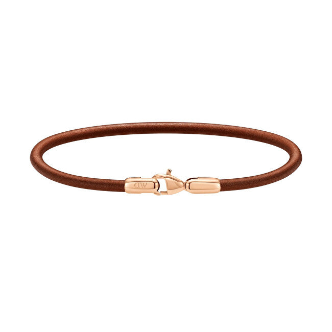 Daniel wellington St Mawes Perfect Pair Brown Leather Bracelet DW9980051 - Length: 20.5cm