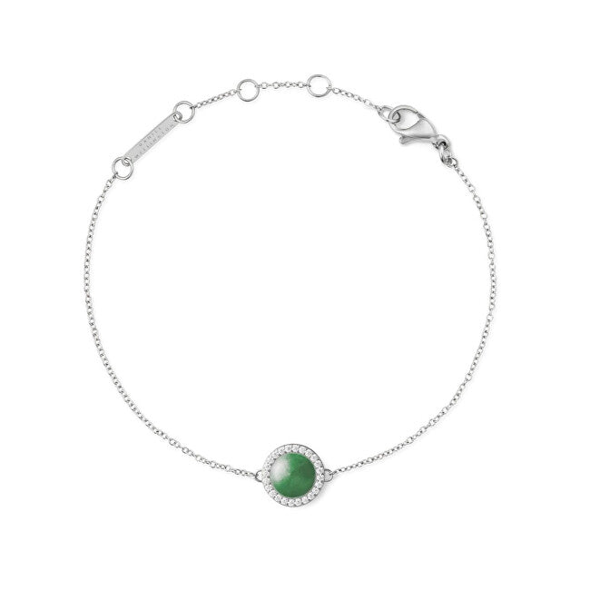 Daniel wellington Elegant bracelet with jadeite and crystals DW00401436