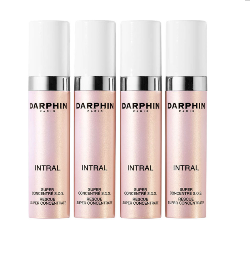 Set, Darphin, Intral - Rescue, Vitamina E, Lenisce-Stabilizza e Rinforza, Concentrato, Per il Viso, 4 pezzi, 7 ml