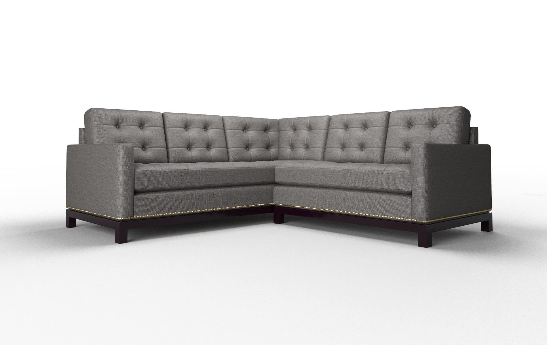 "Davos Oscar Charcoal Sectional"