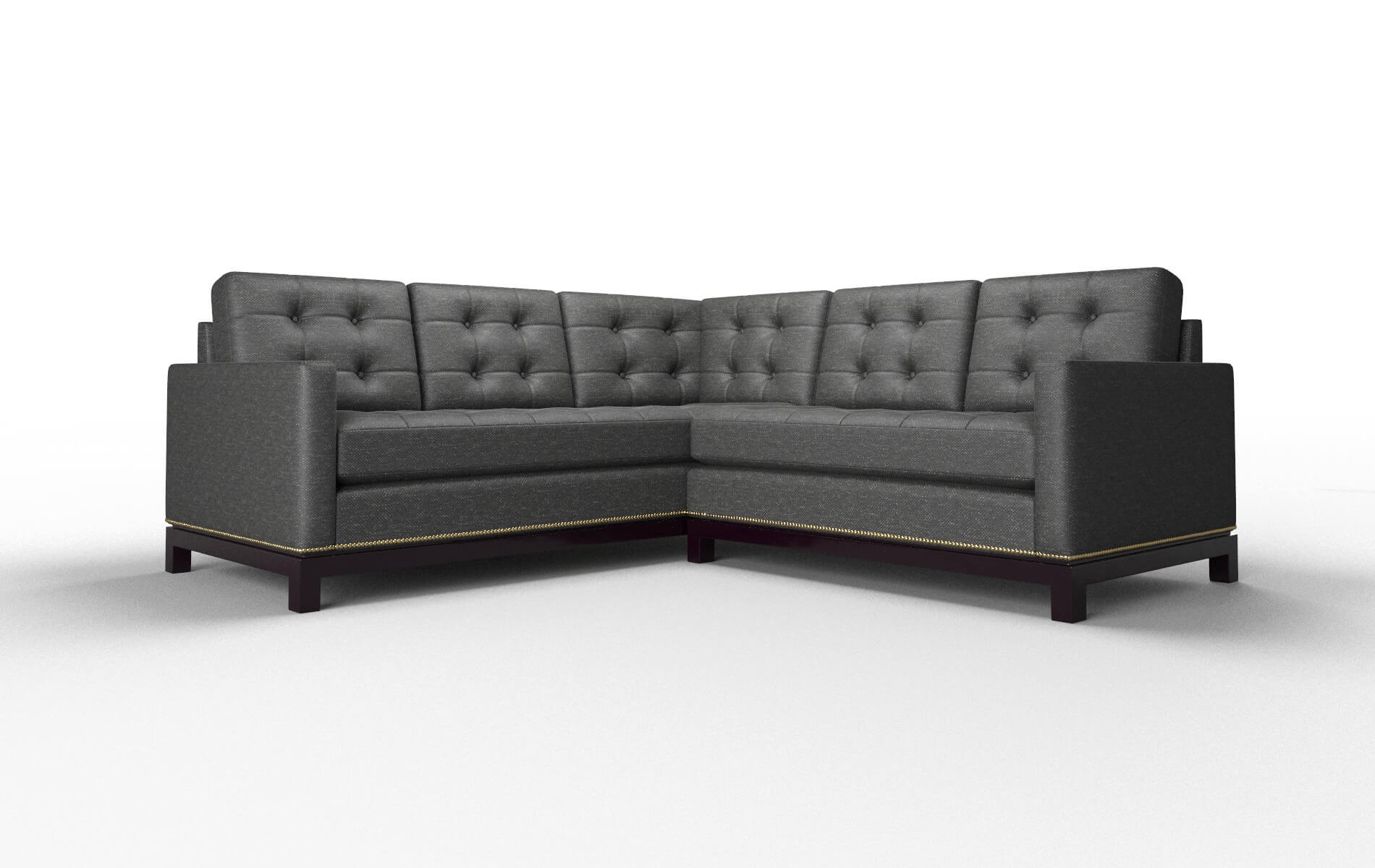 "Davos Phoenix Charcoal Sectional Sleeper"