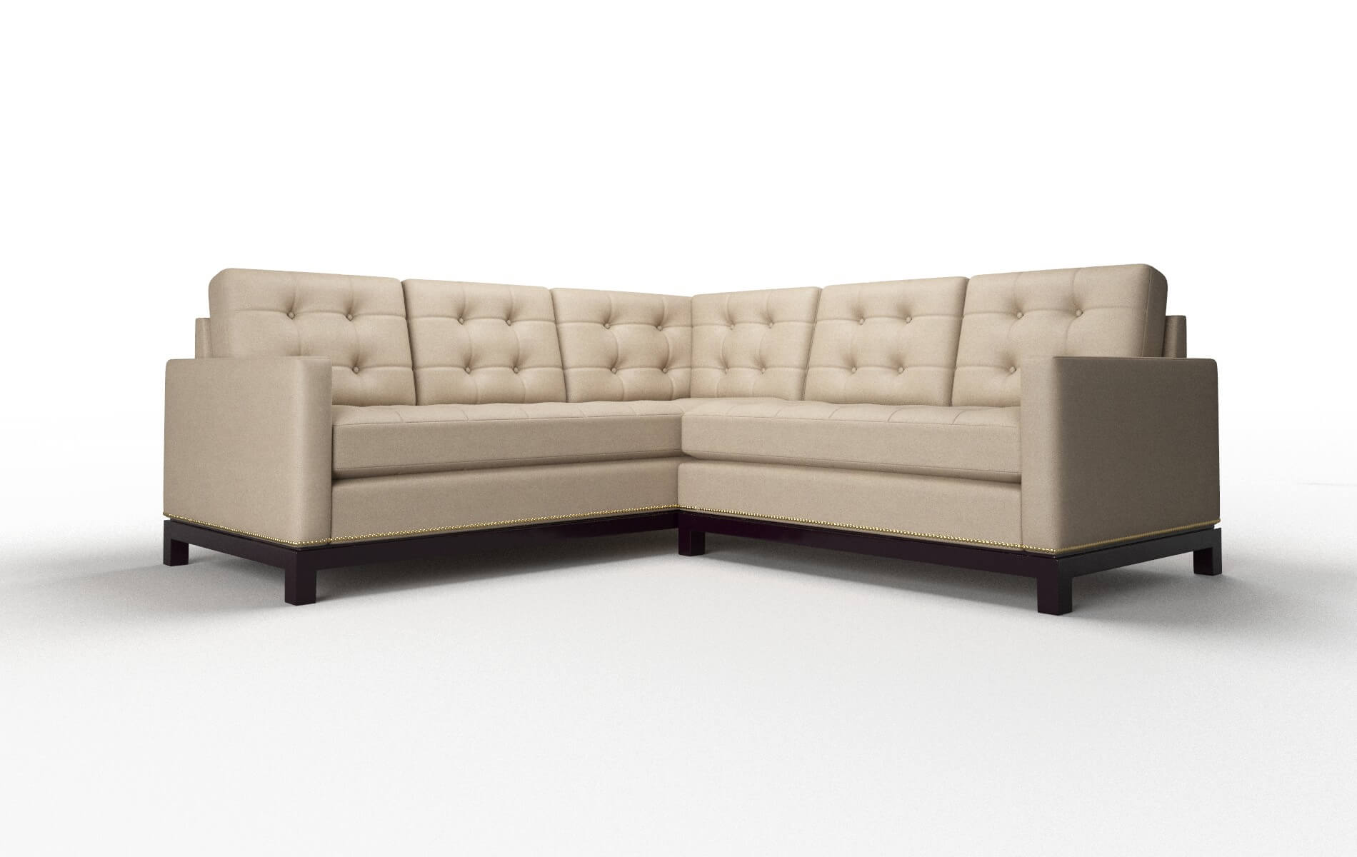 "Davos Rocket Cappuccino Sectional"