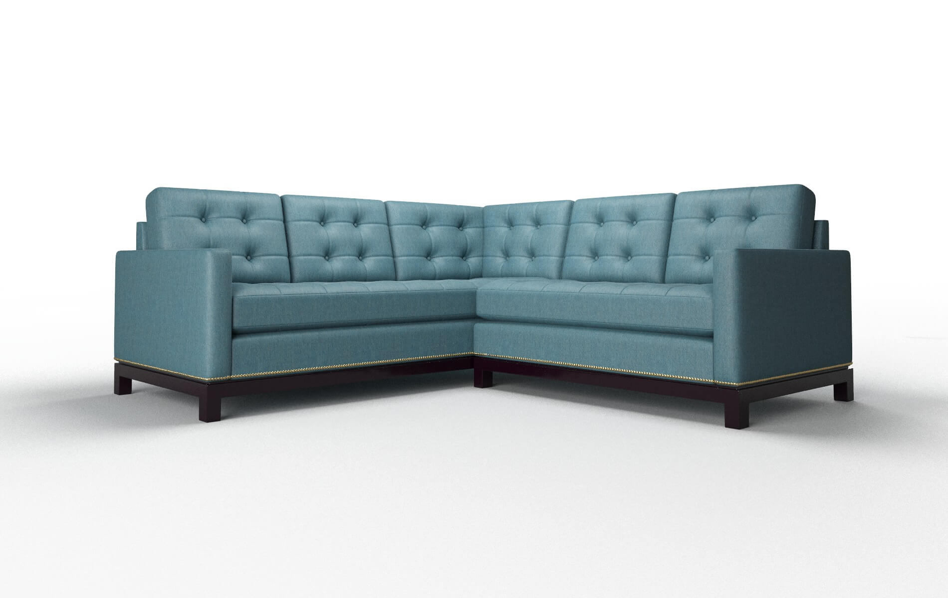 "Davos Royale Electric Blue Sectional Sleeper"