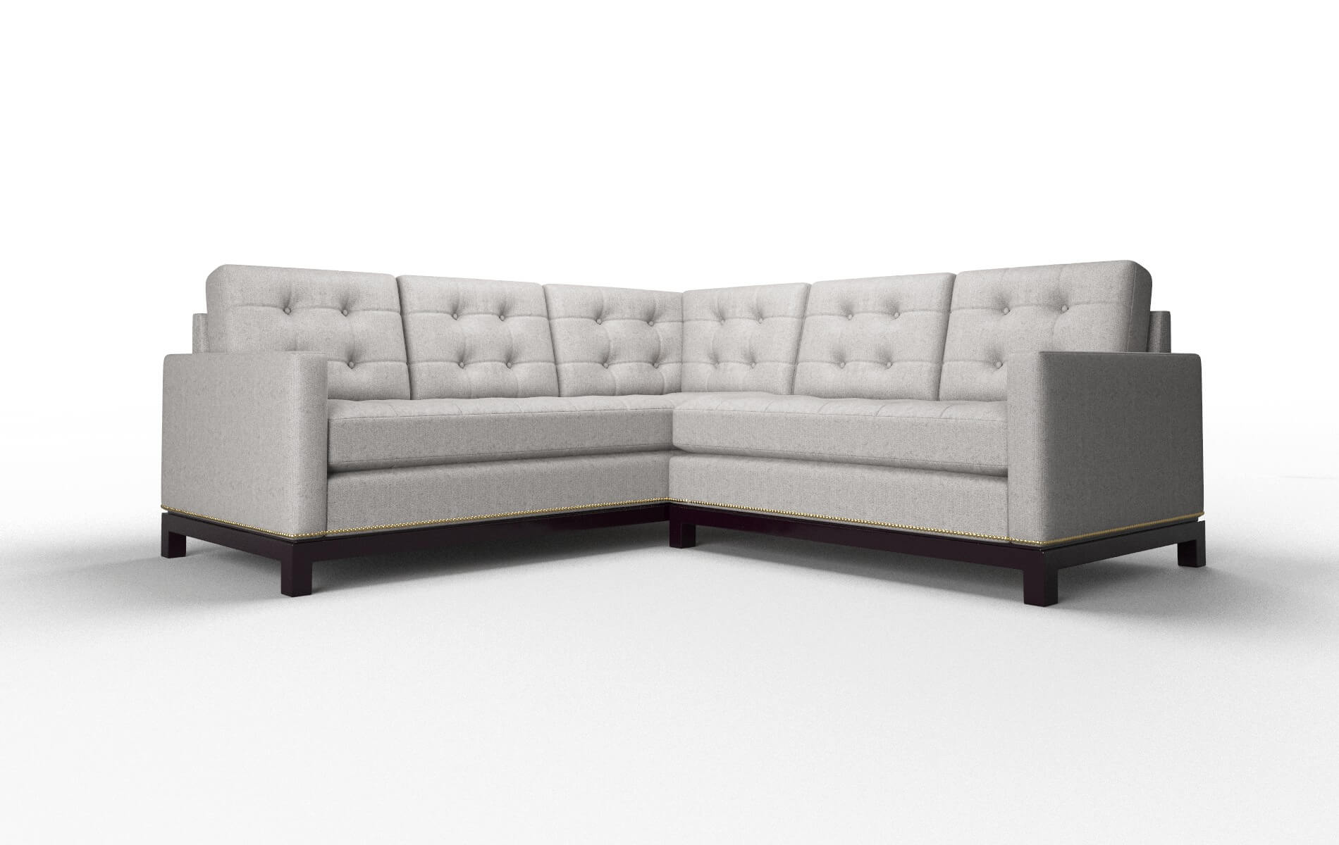 "Davos Sasha Silver Sectional Sleeper"