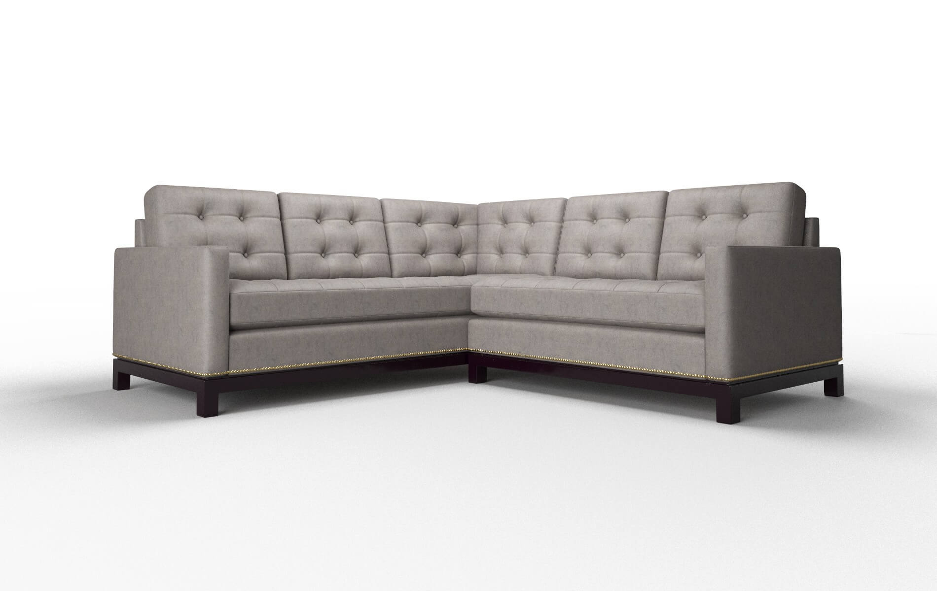"Davos Suave Slate Sectional"