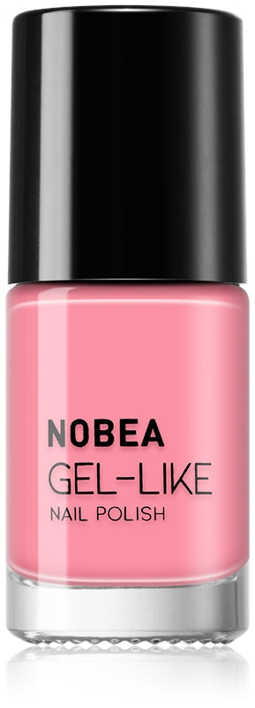 NOBEA Day-to-Day Gel-like nail polish gel effect color Pink rosé #N02 6 ml