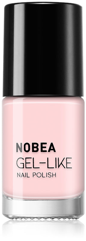 NOBEA Day-to-Day Gel-like Nail Polish smalto per unghie effetto gel colore Mademoiselle nude #N48 6 ml