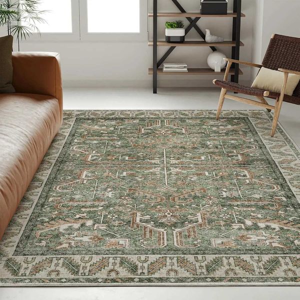 VIKAMA Vintage Persian Large Carpet Living Room Home Decoration Sofa End Table Area Blanket Bedroom Study Dining Room Floor MatC250102