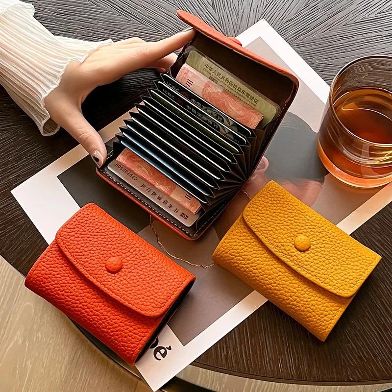 Card Holders Women Fashion Cards Bag Small Gift Coin Pouch PU Wallets ID Holder Cover