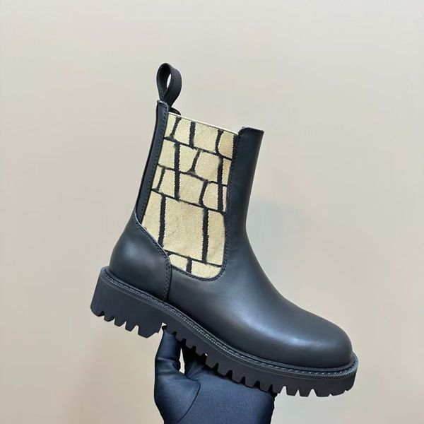 Lazy boots, low heeled boots, quality matching skirts, short and fashionable popular boots, open motorcycle boots 35-41