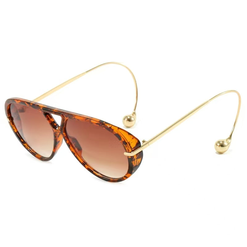 Sunglasses for women luxury quality Metal unique mirror legs classic brand oversized glasses Outdoor sports fashion men designer sunglasses original