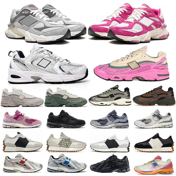 Designer de frete grátis New Balanceshoes Homens Mulheres tênis triplos brancos preto preto verde cinza Mens treinadores esportes tênis de c