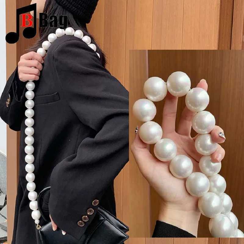 25mm Pearl Bag Strap Beaded Design Bag Handle Belt Women Handbag Handles Replacement Handbags Strap Accessories phone decoration Z250618