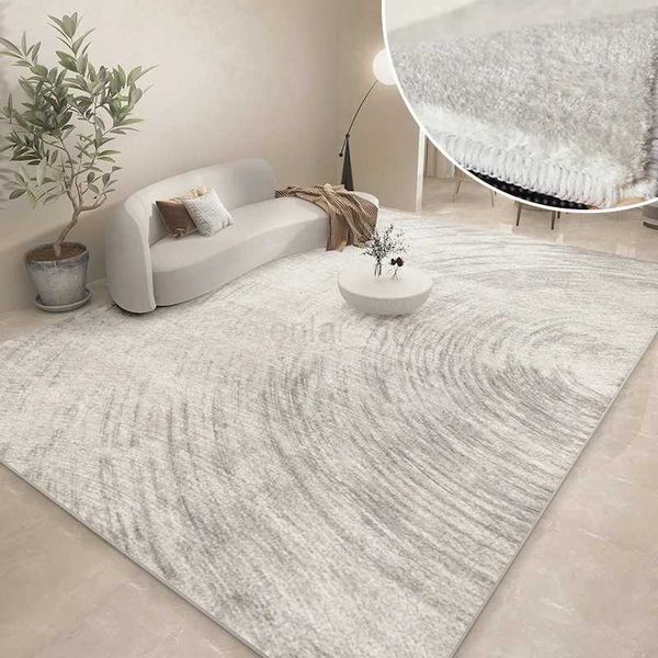 Modern Carpets for Living Room Abstract Large Area Plush Rugs Bedroom Decor Bedside Carpet Grey Thickened Floor Mat Lounge RugY240729