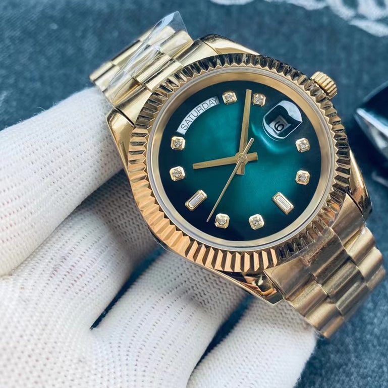 aaa mens and womens luxury watch designer mechanical watch automatic highquality 36mm 41mm sapphire dial stainless steel folding strap suitable for