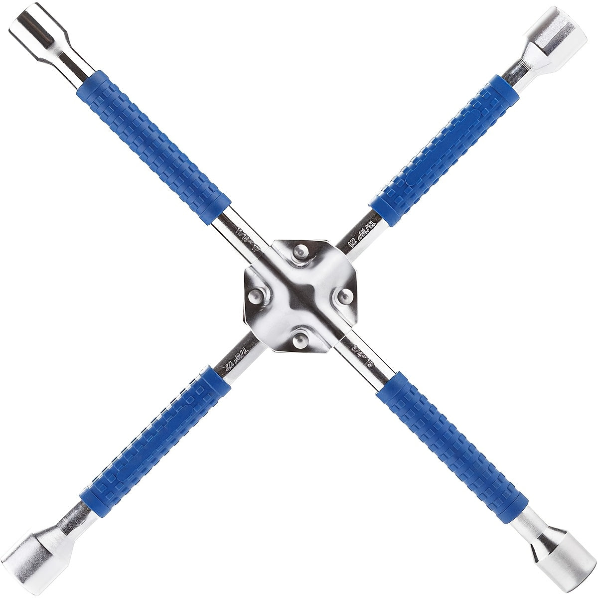 TEMU 18 Inch Universal Heavy Duty Lug Wrench Non Slip 4 Way Tire Iron Wrench