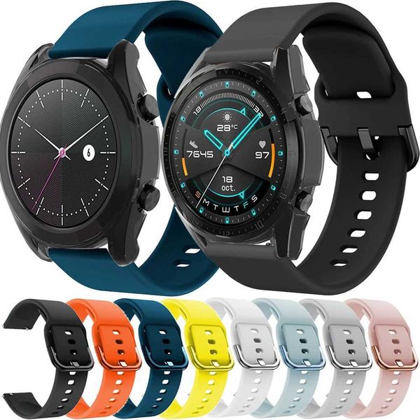 Wah accessory 20mm mm suitable for Wah GT 1 2 GT2 42mm 46mm belt sports silicone correa replacement Wahband bracelet M241115