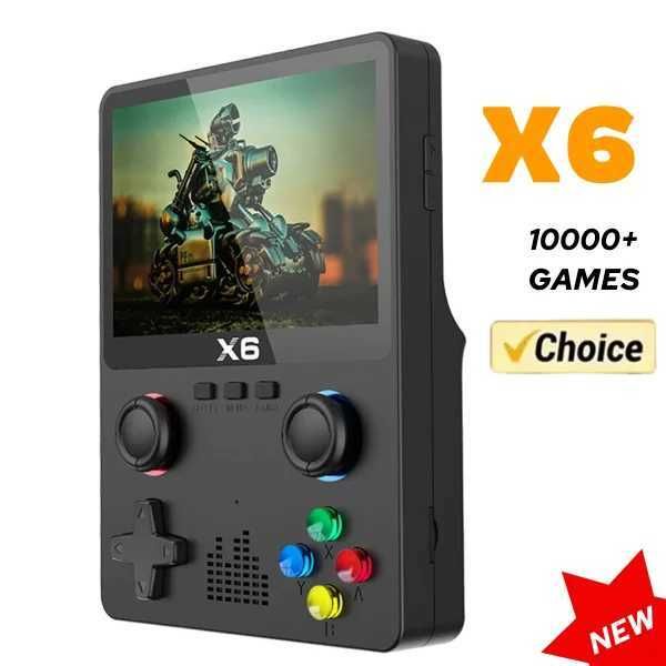 X6 game console retro video dual joystick 11 emulator GBA video game console portable handheld game console mini arcade Y241115