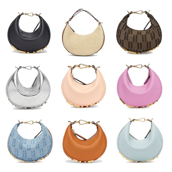 10A quality Designer bag for Woman Underarm Clutch bag leather tote crescent moon Even bags wallets Luxury Cross body handbag Shoulder Bag