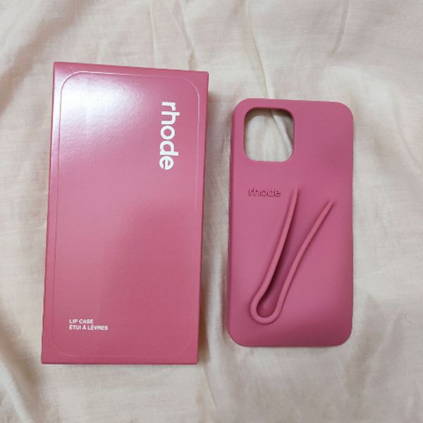 Rhode Phone Case Lipstick Phone Case Design Lip Color Lipstick lipstick 3D Make Up Silicone iPhone Case for iPhone16 15 14 13 12 Pro Max Bra