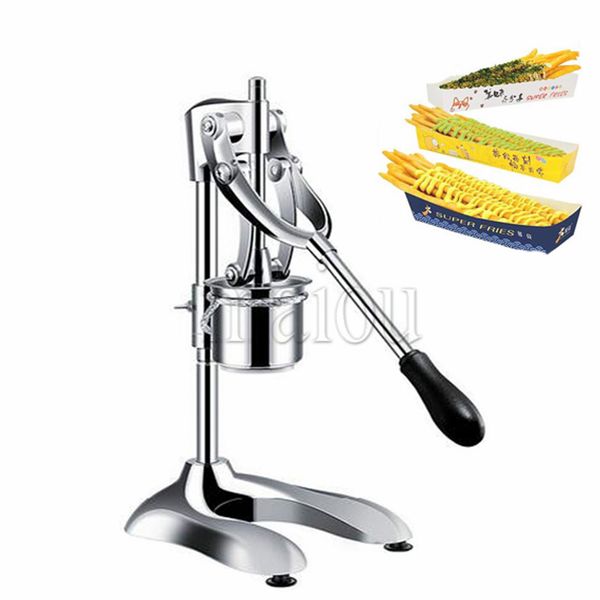 Super Long French Fries Makers Machines Stainless Steel Potatoes Fried Chips Extruders