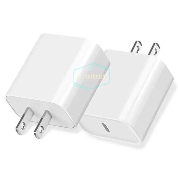 20W PD type C USB charger Super fast charging USB EU US plug adapter mobile phone power delivery quick chargers for iPhone 16 15 14 13 12 11