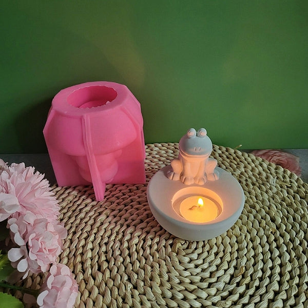 DIY Silicone Candle Holders