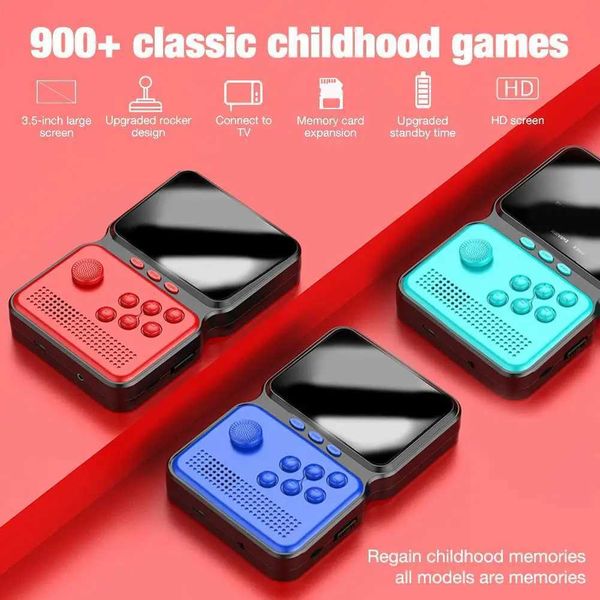 M3 Mini Game Controller Handheld 16 Bit Retro Game Console Built in 900+Classic Games Portable 3-inch Charging Game Console Y241109