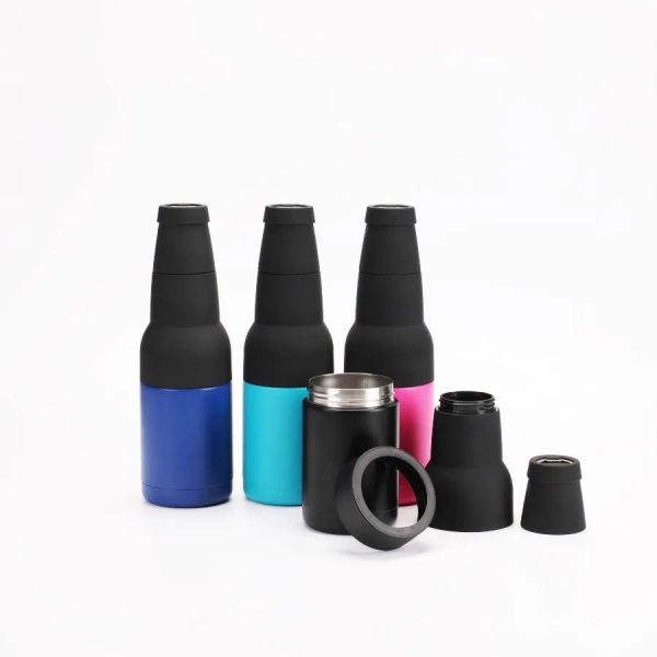 Cans tumblers With bottle opener Sleeve Skinny Can Cooler for Slim Beer Hard Seltzer Double Wall Vacuum Insulated Drink Holder LXL1481-1 LL