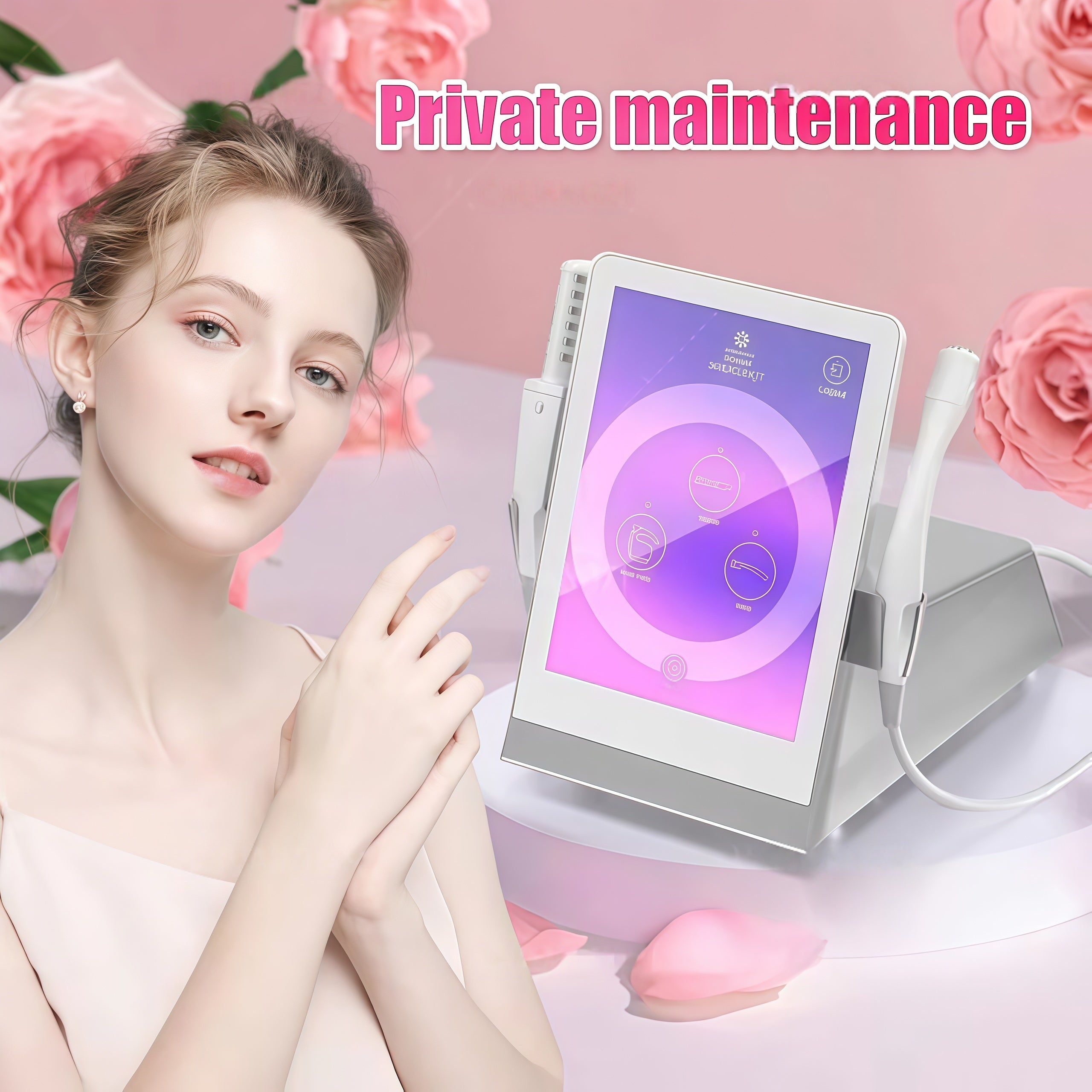 Private care for women, thermal sensitive vaginal rejuvenation beauty equipment, exclusive portable V9 vacuum roller slimming ma
