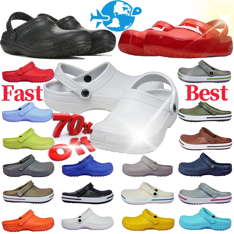 Designer sandals women mens woman heels slides slipper Triple Black White Waterproof classic clogs sandal shoes