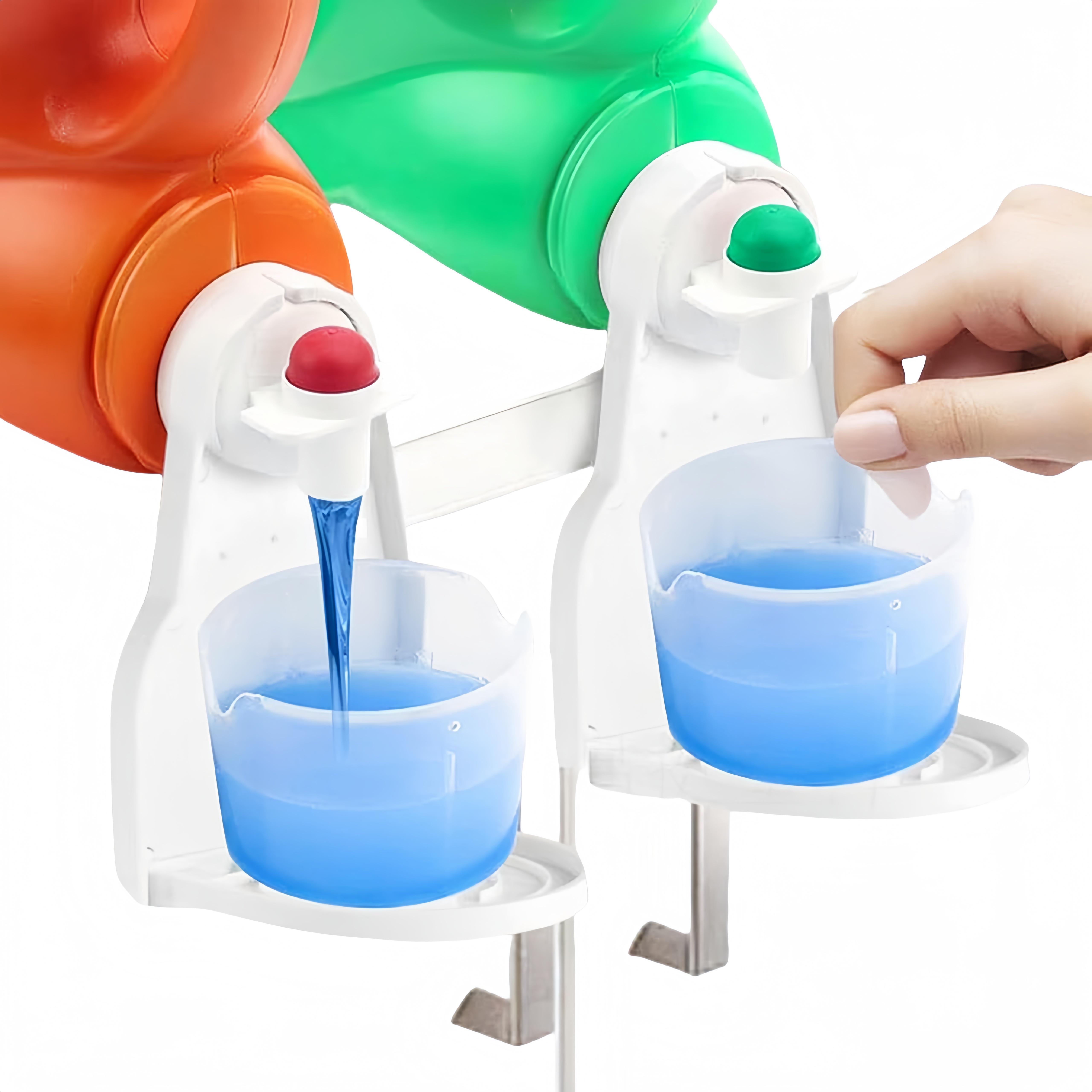 TEMU 2 Pcs Laundry Detergent Cup Holder, Detergent Drip Laundry Dispenser For Liquid Detergent, Mess Or Leak, Keep Washer Dryer And Laundry Floor