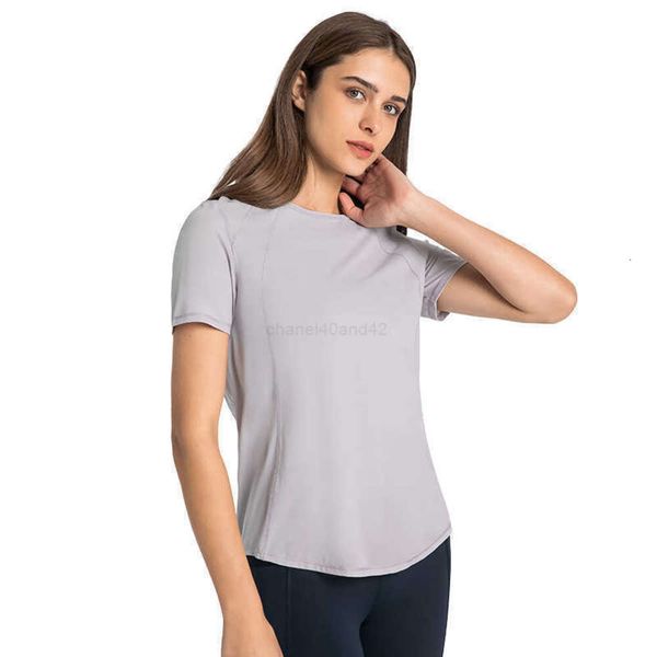 Womens Breathable Mesh Back Yoga Top - Quick-Dry Lightweight Short Sleeve Fitness T-Shirt