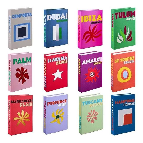 Nordic Style Fake Books for Decoration Storage Box Decorative Book Living Room Decoration Simulation Books Ornaments for HomeXJ241228