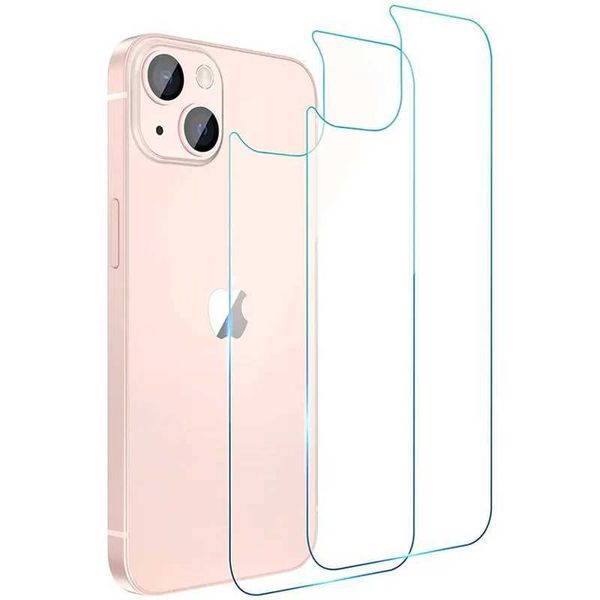 Cell Phone Screen Protectors 2PCS Back Tempered Glass Screen Protector for IPhone 12 11 13 14 15 Pro Max XS XR X Mini 8 7 Plus SE 2022 15Pro