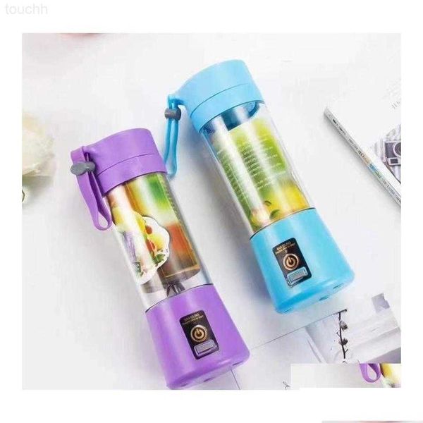 Juicers Fruit Vegetable Tools Kitchen Portable Blender Usb Mixer Electric Juicer Hine Smoothie Blenders Mini Food Processor Personal Juice D