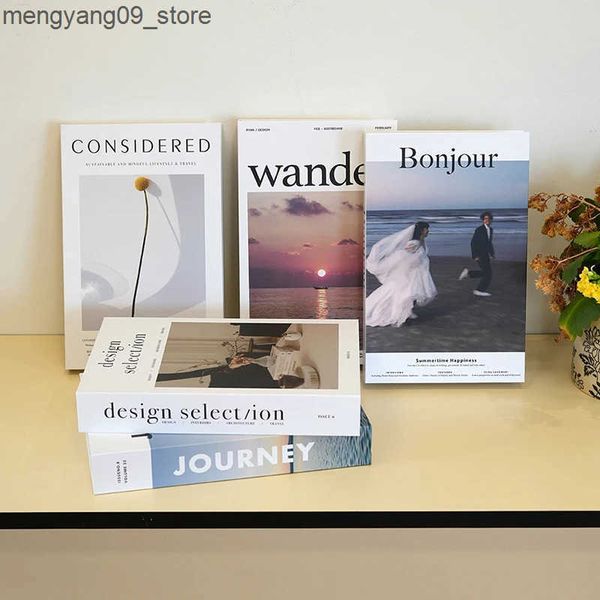 Other Home Decor Fashion Fake Books Decoration Luxury Decorative Book Living Room Decor Simulation Book Home Decor Aesthetic Room Ornament J