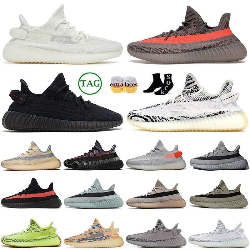 Slate Salt Running Shoe Men Women Runner Sneaker Granite Bone Black Bred 2024