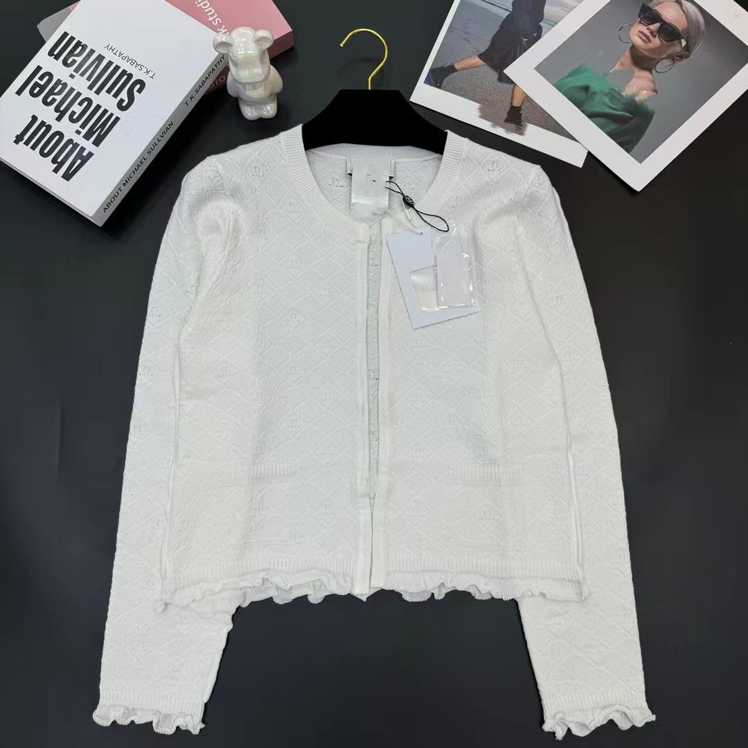 High Quality Knitted Sweater Long Sleeved Designer Clothing 2024 Women&#039;s Sweater Winter Cardigan Cashmere Bfashion 3-Color Clothing 28