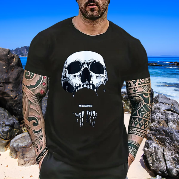 Popular Mens T Shirts Spring Summer 180g Cotton Men Clothes T-Shirt Classic Graphic Tees Shirts