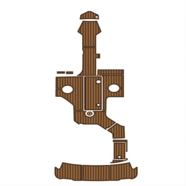 2018 Sea Ray 250 SLX Swim Platform Cockpit Pads Boat EVA Foam Teak Deck Floor Mat Seadek MarineMat Gatorstep Style Self Adhesive