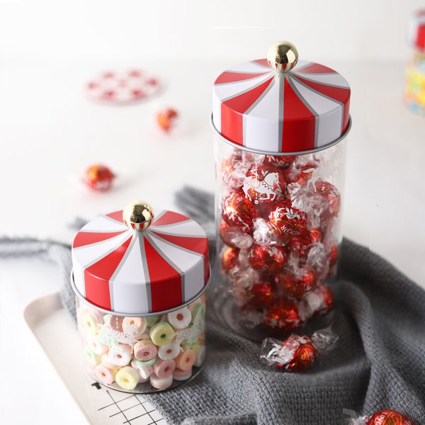 Food Savers Storage Containers Nordic Carousel Sealed Glass Sugar Jar Coffee Tea Sweets Multigrain StSnacks Grain Food ContainerLA571 221202