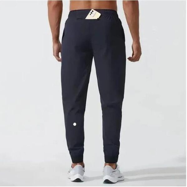 Yoga pants Mens Jogger Long Pants Sport Yoga Outfit Quick Dry Drawstring Gym Pockets Sweatpants Trousers Mens Casual Elastic Waist fitness