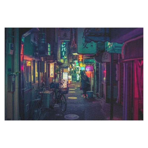 Dark City In Oimachi Jigsaw Puzzle Wood Adults Scale Motors Personalized Name Personalized Baby Toy PuzzleM240817