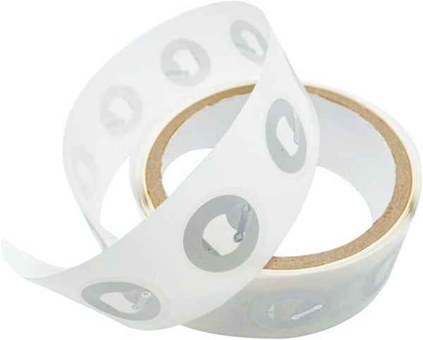 100pcs Yanzeo NTAG213 Chip NFC Stickers NFC 213 Adhesive Labels 144 bytes Memory Compatible with TagMo and Amiibo, Fully Programmable for NF