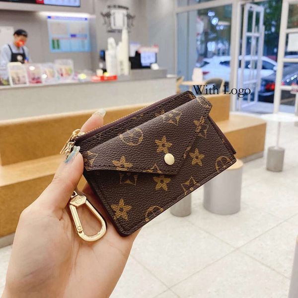 2025 Designer Wallet Womens Mini Zippy Organizer Bag Credit Card Holder Coin Purse Key Pouch Purses Keychain Bags Clutch With Box S S Chain