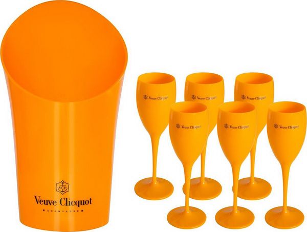 Ice Buckets Champagne Flutes Party Plastic Cups Wine Beer Cooler Cocktail Cup White Cabinet Acrylic Champagnes Bucket