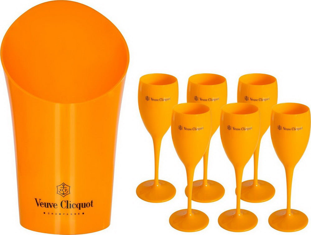 Ice Buckets Champagne Flutes Party Plastic Cups Wine Beer Cooler tail Cup White Cabinet Acrylic Champagnes Bucket
