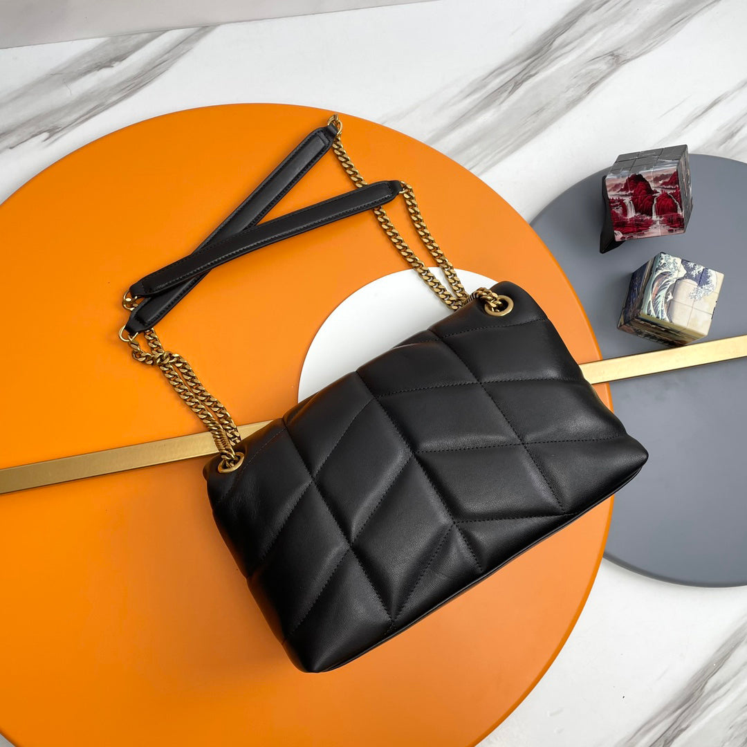 10A Mirrored Quality Women Tote Fashion Designer bag Purses LOULOU PUFFER CHAIN Luxury Handbag Brand Classic Flip matte Leather Shoulder Bags Crossb