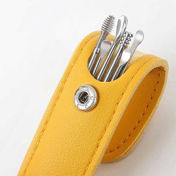 Ear Cleaner Wax Pickers Earpick Wax Remover Curette Ear Pick Cleaner Kit Spoon Care Ear Clean ToolT250114